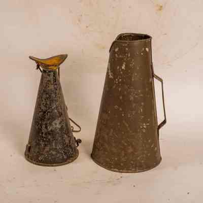 2 Tin Megaphones