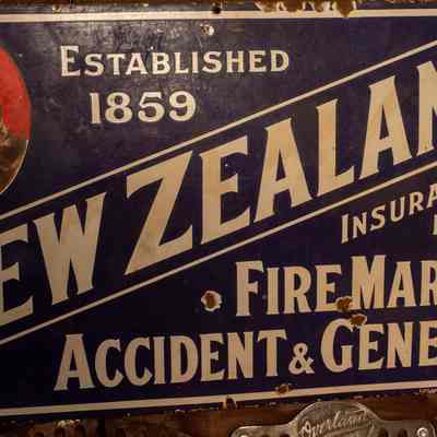Enamel Sign