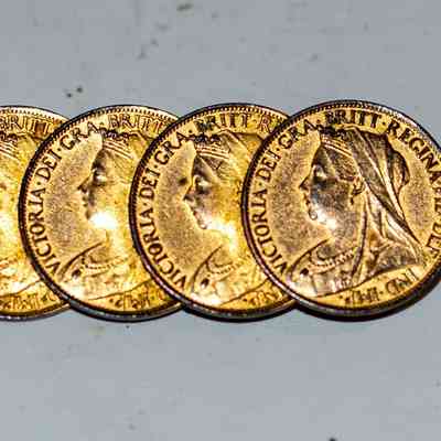 Coin Brooch, Queen Victoria 1901