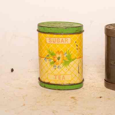 Tea and Sugar Box