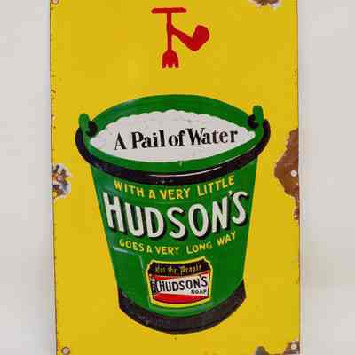 Enamel Sign