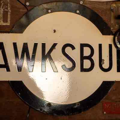 Enamel Sign