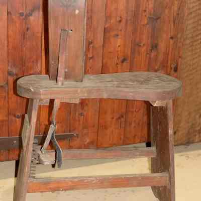 Saddlers makers stool