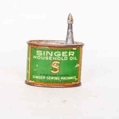 Singer Sewing Machine Household Oil Tin