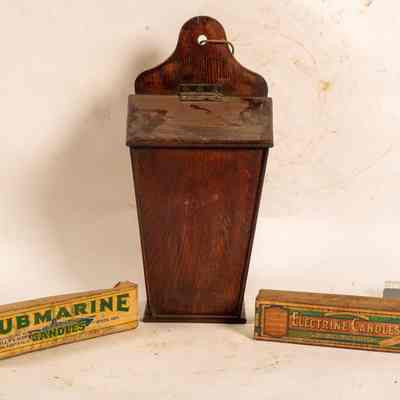 Oak Candle Box