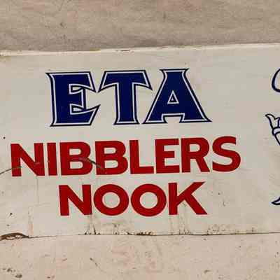 ETA Peanuts advertising sign