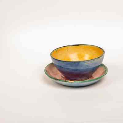 Bowl and Saucer