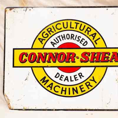 Agricultural sign printed 300x300