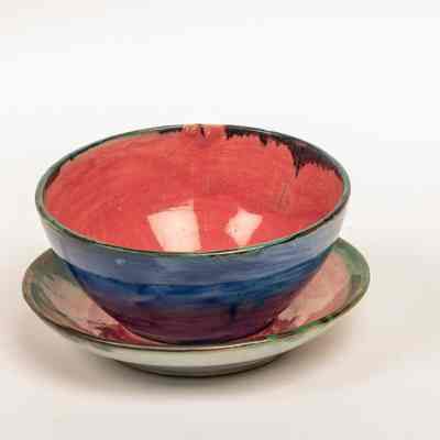 Bottle and Saucer