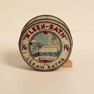 Tin of Kleen-Bath