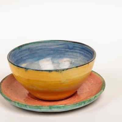 Bowl and Saucer