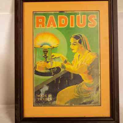 Framed poster