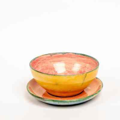 Bowl and Saucer