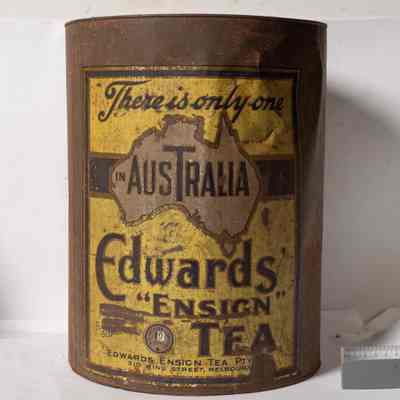 Edwards tea tin
