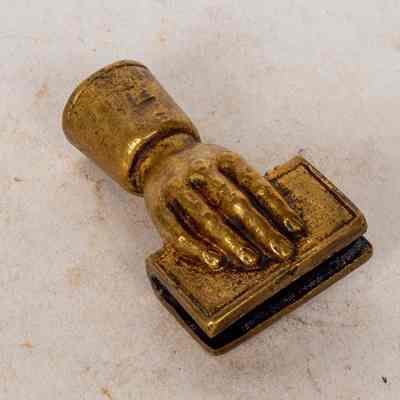 Cast Brass hand