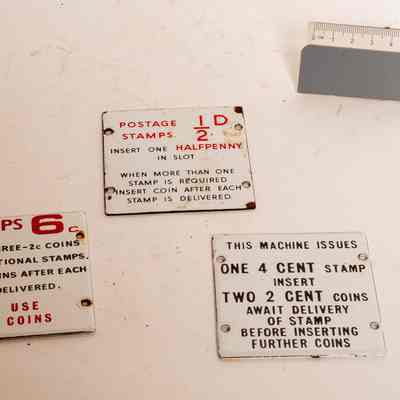 Post office signs