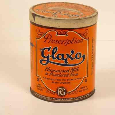 Large Tin of Glaxo-Humanized Milk in Powdered Form