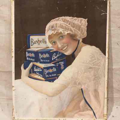 Cradboard Sign Printed - Bushells tea