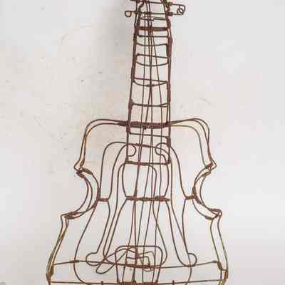 Wire work violin