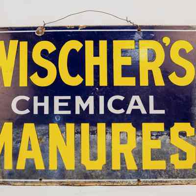 Enamel Sign