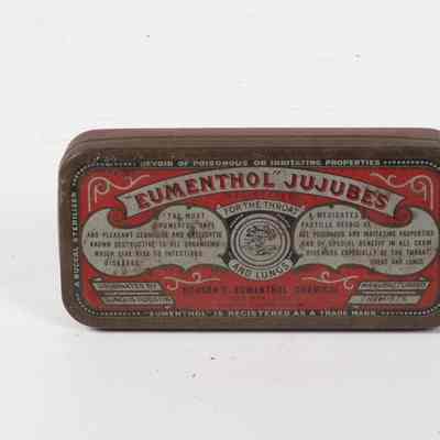 Eumenthol jujubes tin