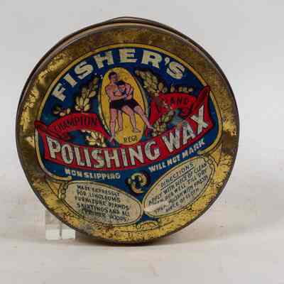 Fishers Polishing Wax tin