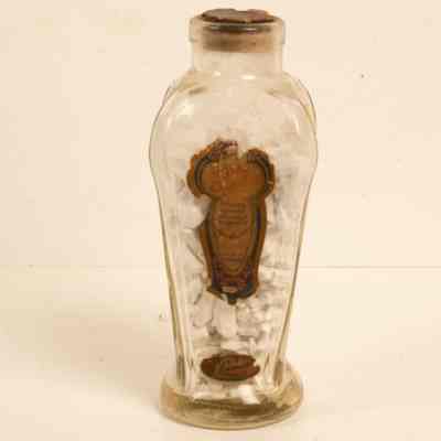 Glass Bottle of Bath Salts