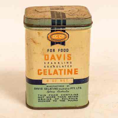 Gelatine tin
