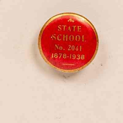 Tin badge