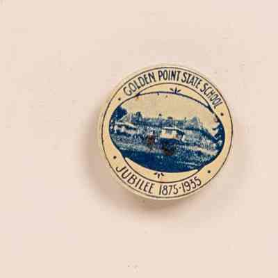 Tin badge