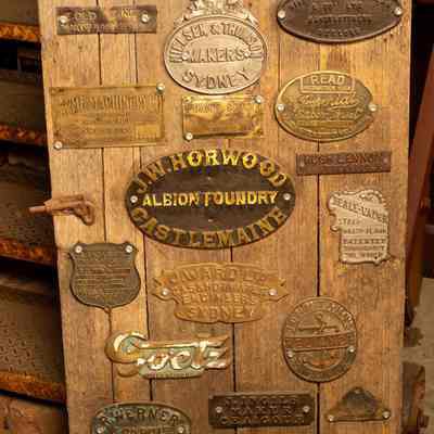 Board of company plaques