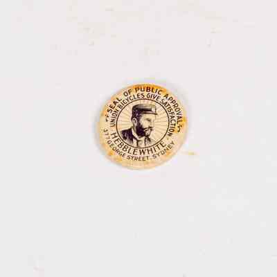 Celluloid badge