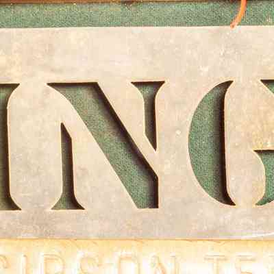 Tin stencil