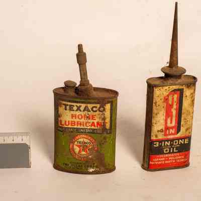 Household Oil Tins