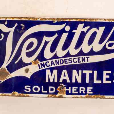 Enamel Sign