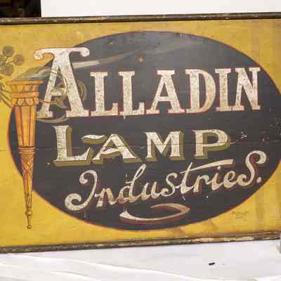 Wooden hand painted Sign