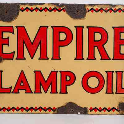 Oil Lamp sign
