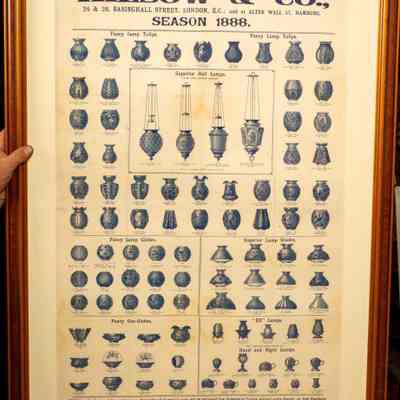 Framed poster
