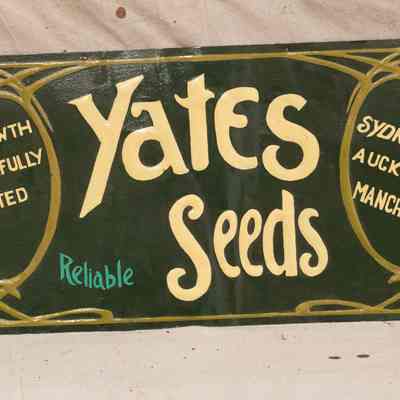 Tin sign-Yates seed