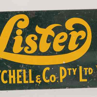Tin Sign