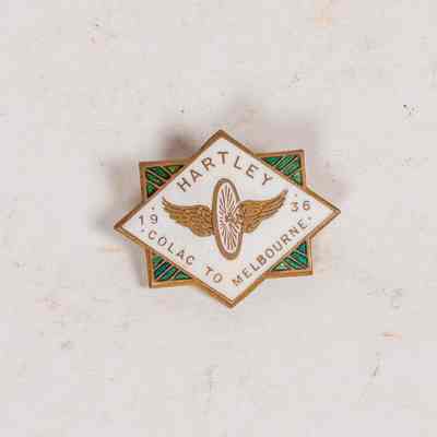 Enamel Bicycle Badge
