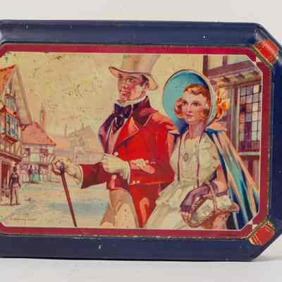 Rectangular Etonia handkerchief tin