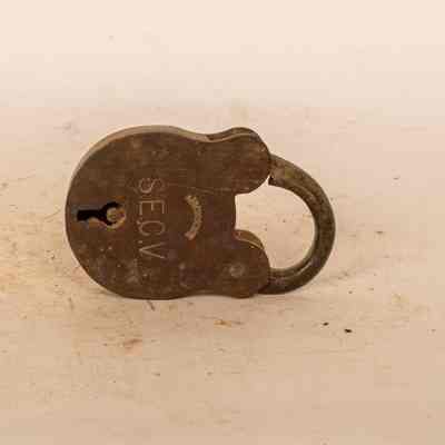 Brass padlock