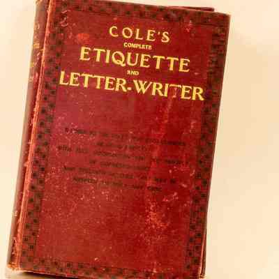 Coles Etiqueete and Letter Writer book
