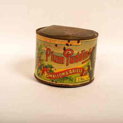Plum pudding tin