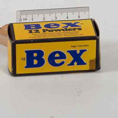 Cardboard Box of Bex Powders