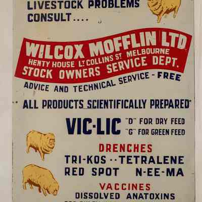 Enamel Sign
