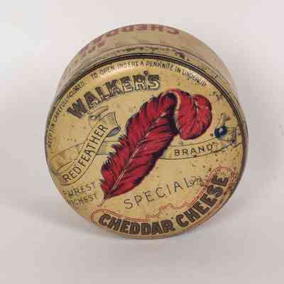Walkers Chedder cheese tin
