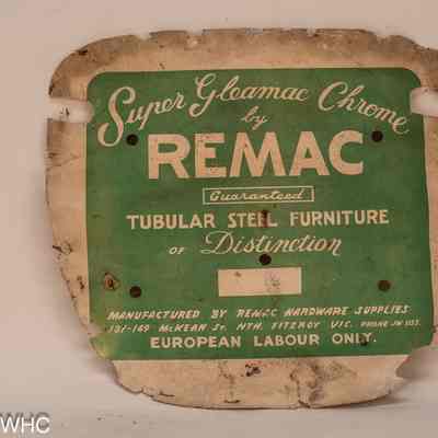 Seat manufactures label