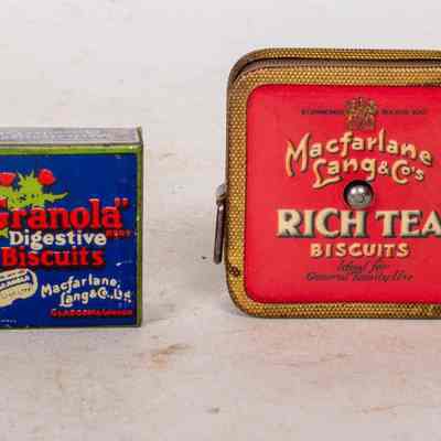 Tape Measure, Delman French Chalk, Granola Digestive Biscuits
